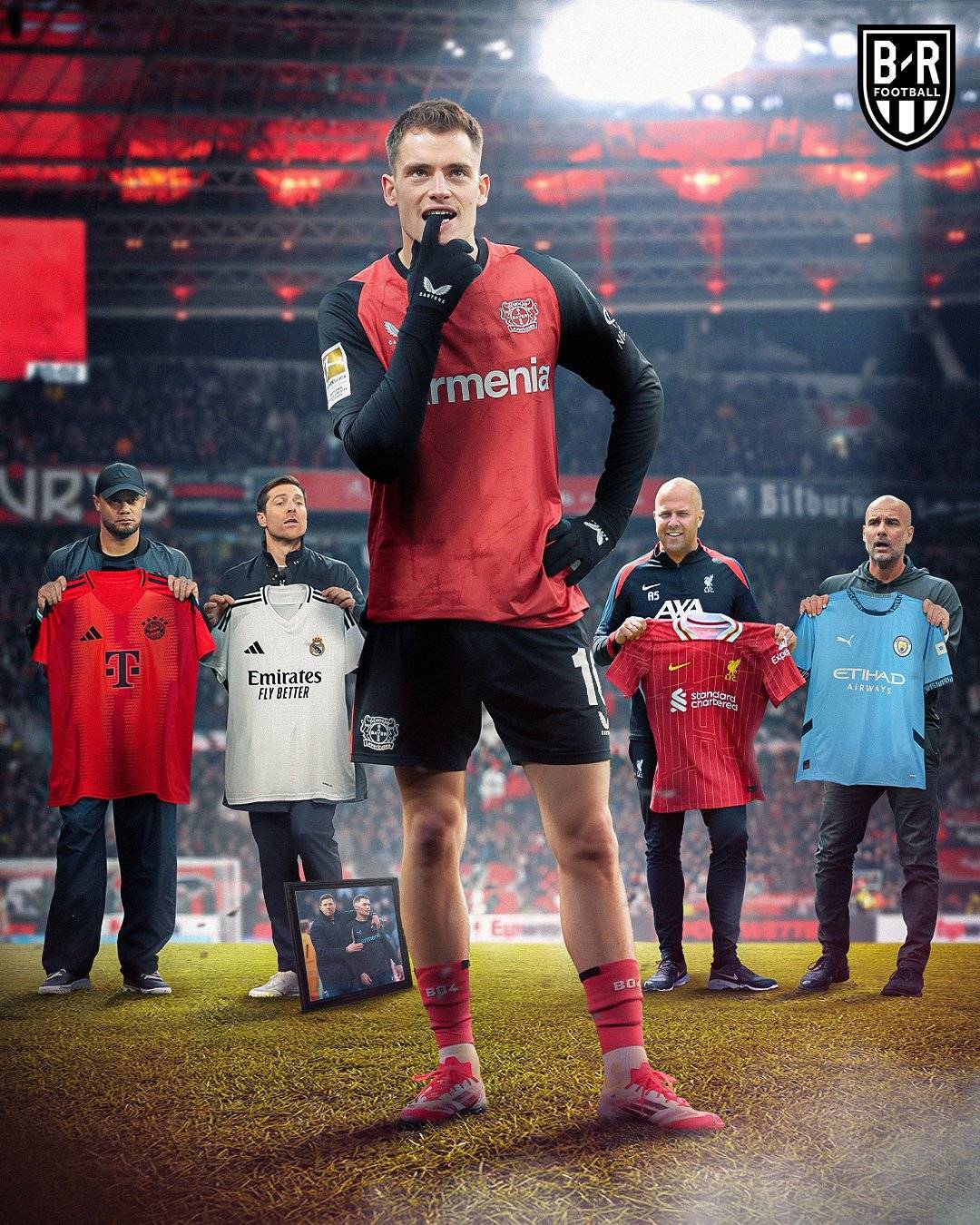 踢球者：拜仁确定利物浦是真追维尔茨！他们非常担心&amp;无B计划